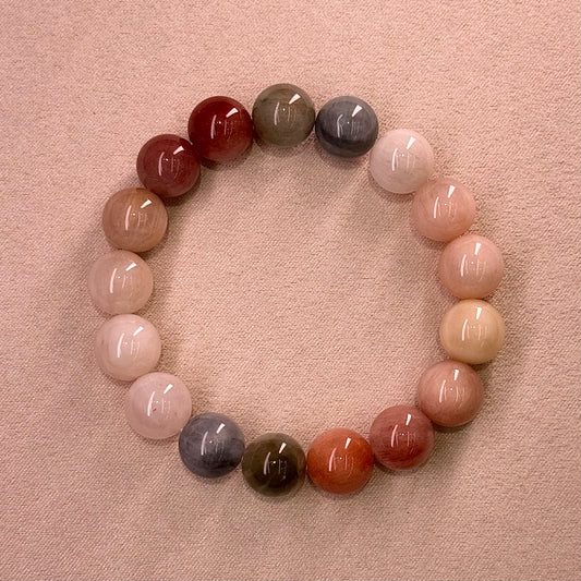 Rabbit Hair Quartz Bracelet 糖果色油画体 彩兔毛 - Candy House 糖果屋 A