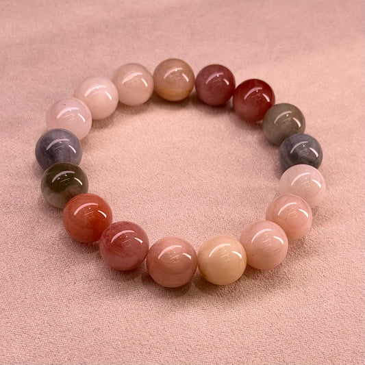 Rabbit Hair Quartz Bracelet 糖果色油画体 彩兔毛 - Candy House 糖果屋 A