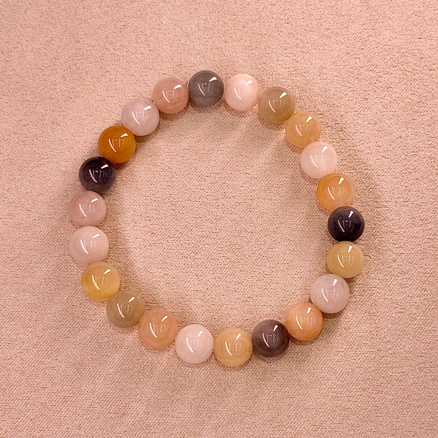 Rabbit Hair Quartz Bracelet 糖果色油画体 彩兔毛 - Candy House 糖果屋 D