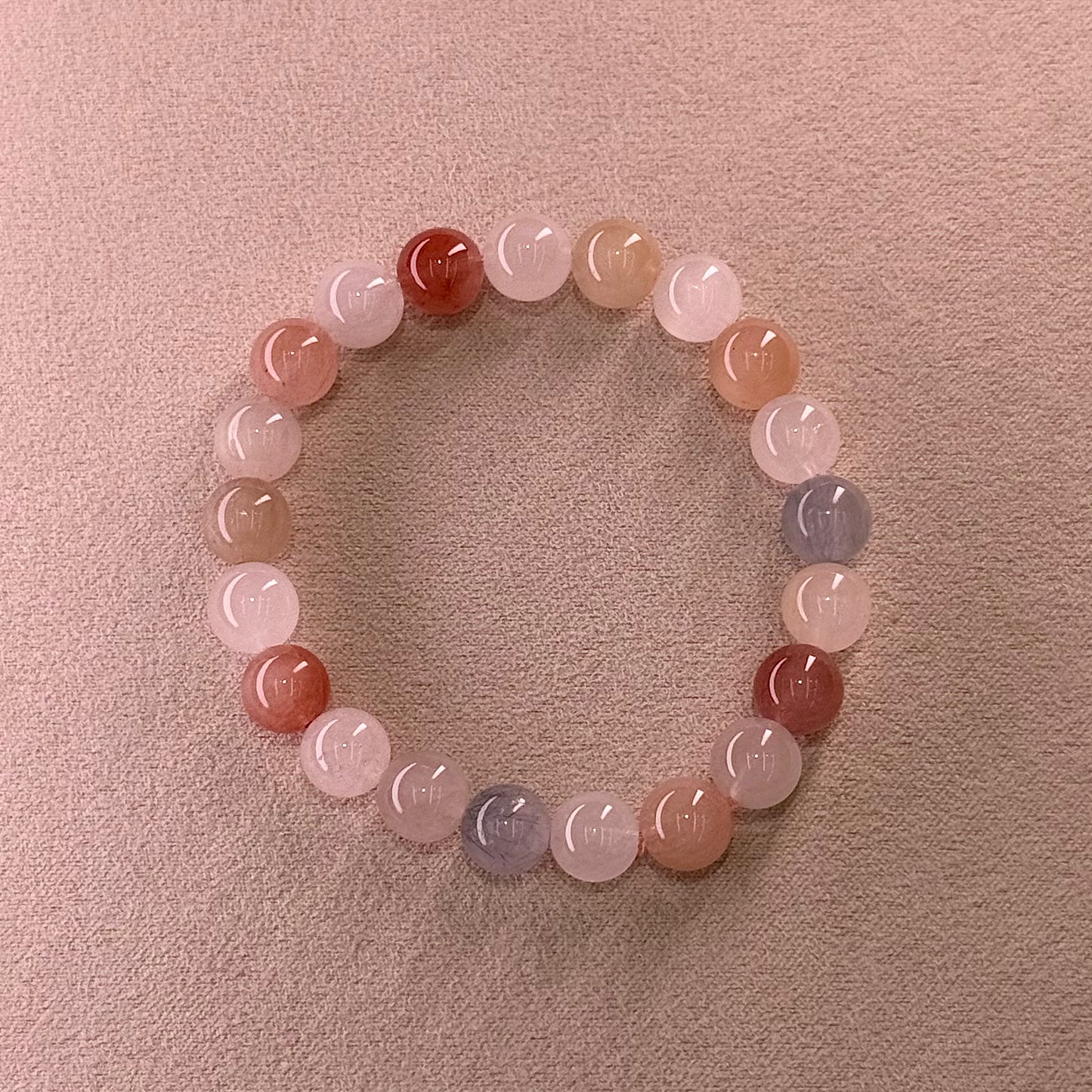 Rabbit Hair Quartz Bracelet 糖果色 果冻体 彩兔毛 - Fruit Hard Candy 水果硬糖 B