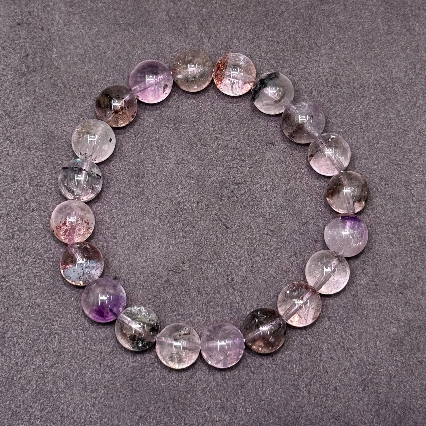Blackcurrant Super Seven Bracelet 黑加仑 超七水晶 - Venom 毒液
