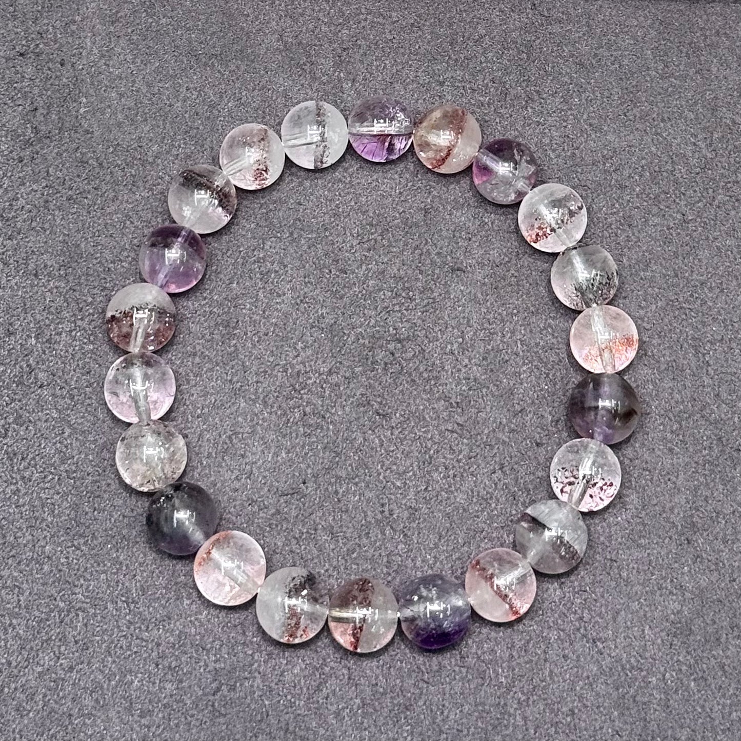 Super Seven Bracelet 一线天 彼岸花金草莓 超七水晶 - Lycoris radiata Garden 彼岸花圃