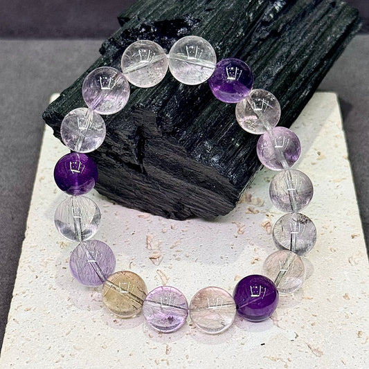Super Seven Bracelet 净透体 烟花 仙女系 超七水晶 - Crystal Whispers 冰晶絮语