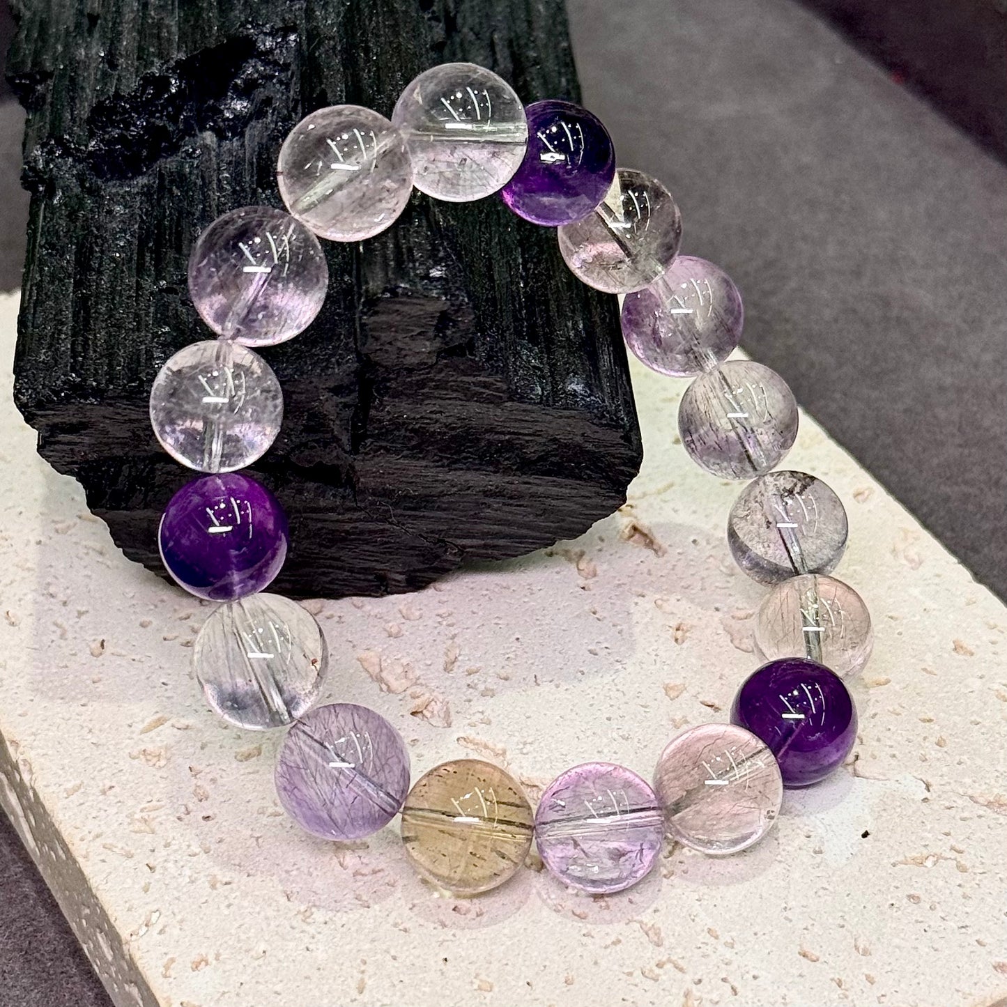 Super Seven Bracelet 净透体 烟花 仙女系 超七水晶 - Crystal Whispers 冰晶絮语