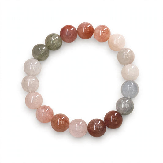 Rabbit Hair Quartz Bracelet 糖果色油画体 彩兔毛 - Candy House 糖果屋 B