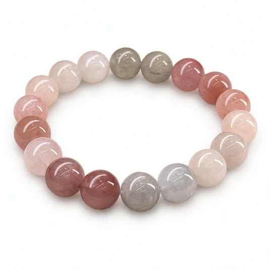 Rabbit Hair Quartz Bracelet 糖果色油画体 彩兔毛 - Candy House 糖果屋 B