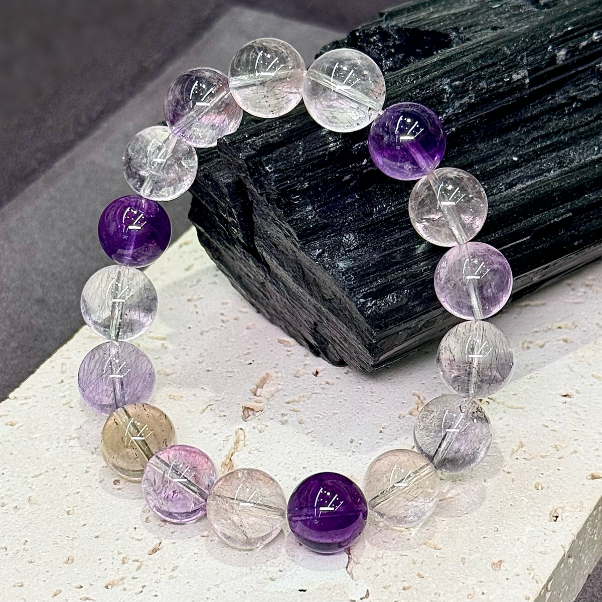 Super Seven Bracelet 净透体 烟花 仙女系 超七水晶 - Crystal Whispers 冰晶絮语