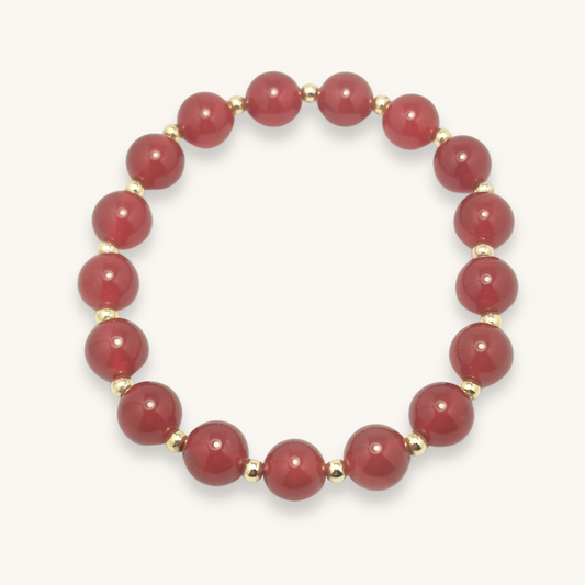 Royal - Red Agate Bracelet