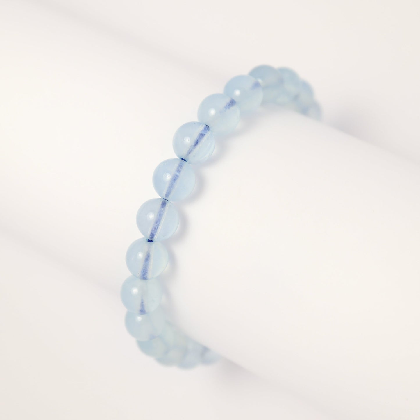 Frozen Blue - Ice Aquamarine Bracelet (8mm)