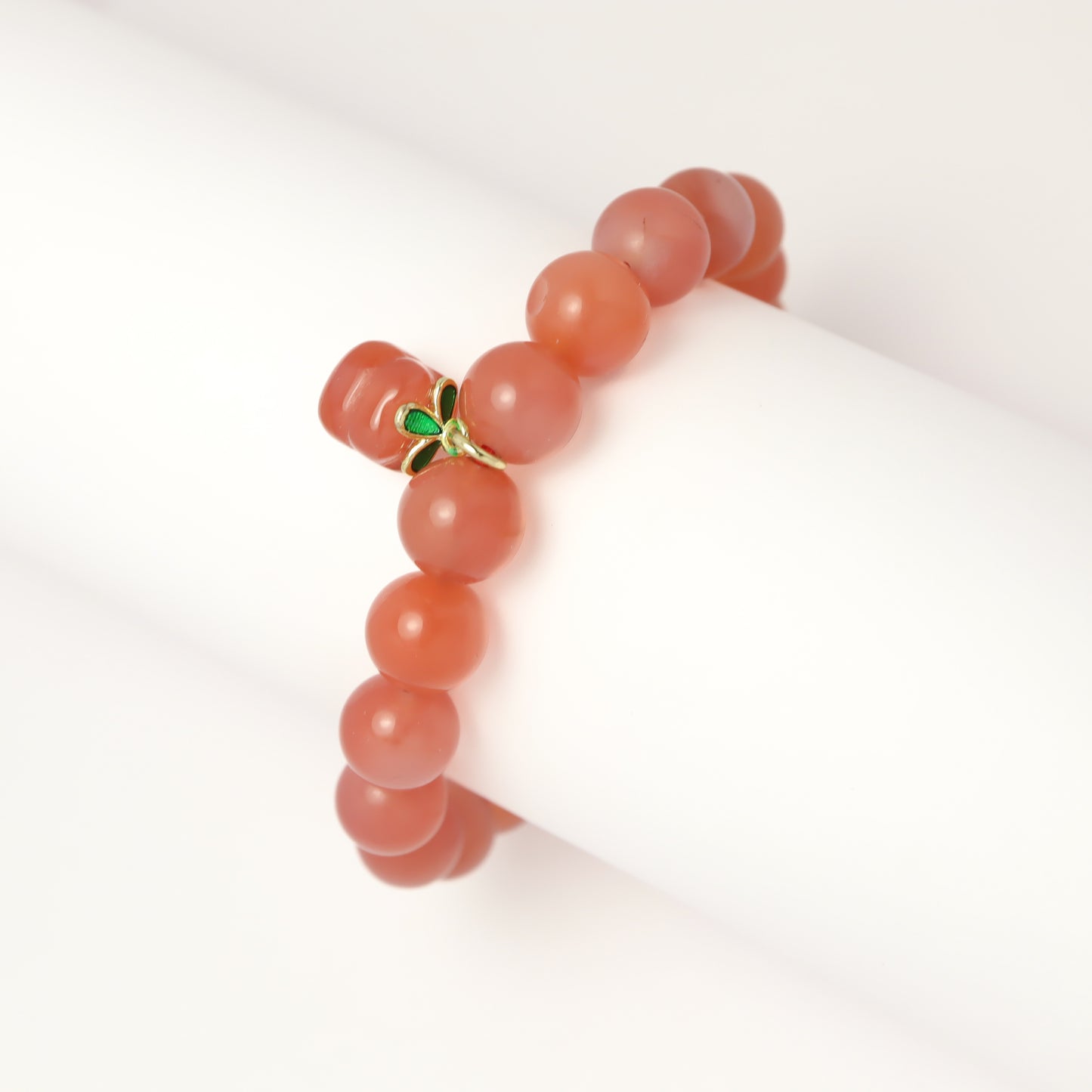 Fortune Persimmon - Crimson Agate Bracelet (8mm-10mm)