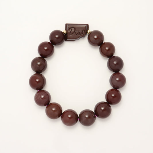 Chocolate Lover - Alashan Agate Bracelet (Female & Male)