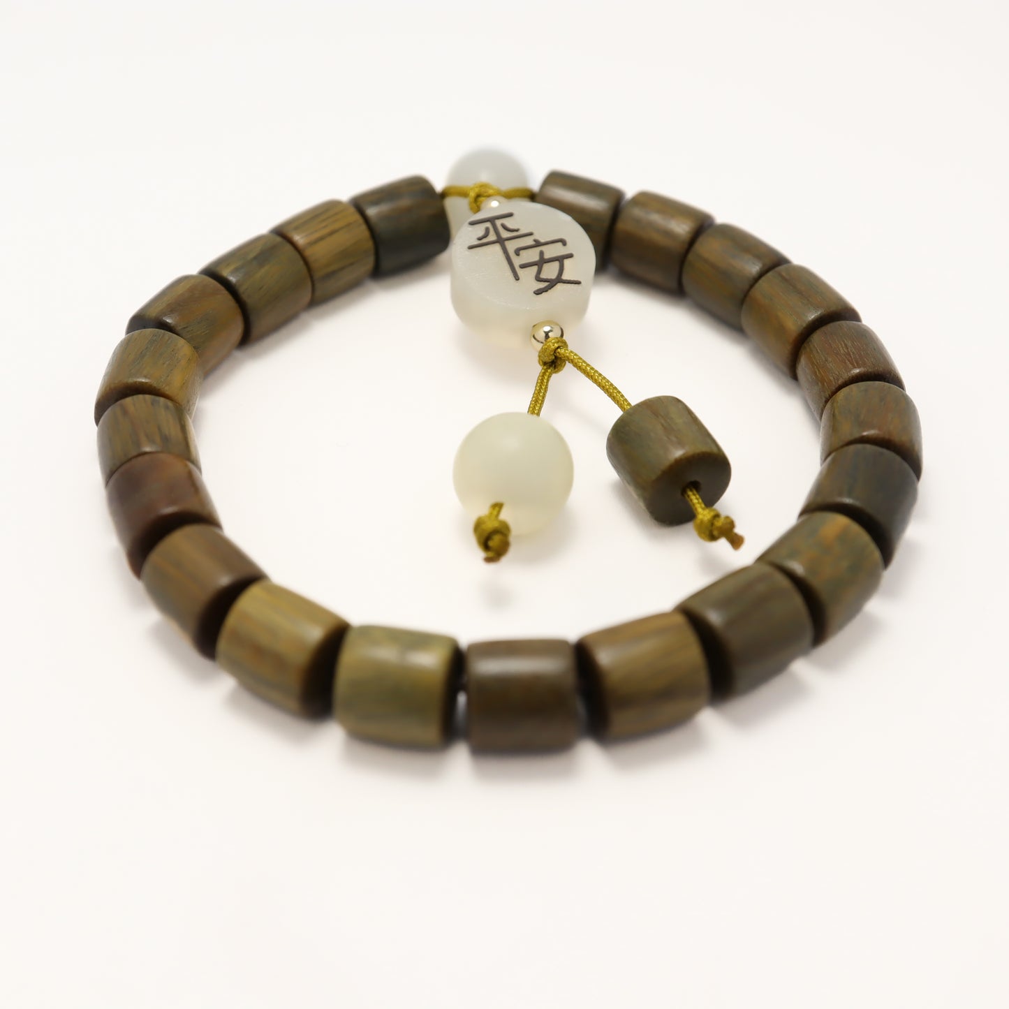 Peace & Joy Green Sandalwood Bracelet (Female & Male)