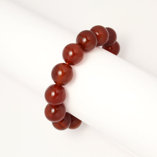 Noble - Red Agate Bracelet (14mm)