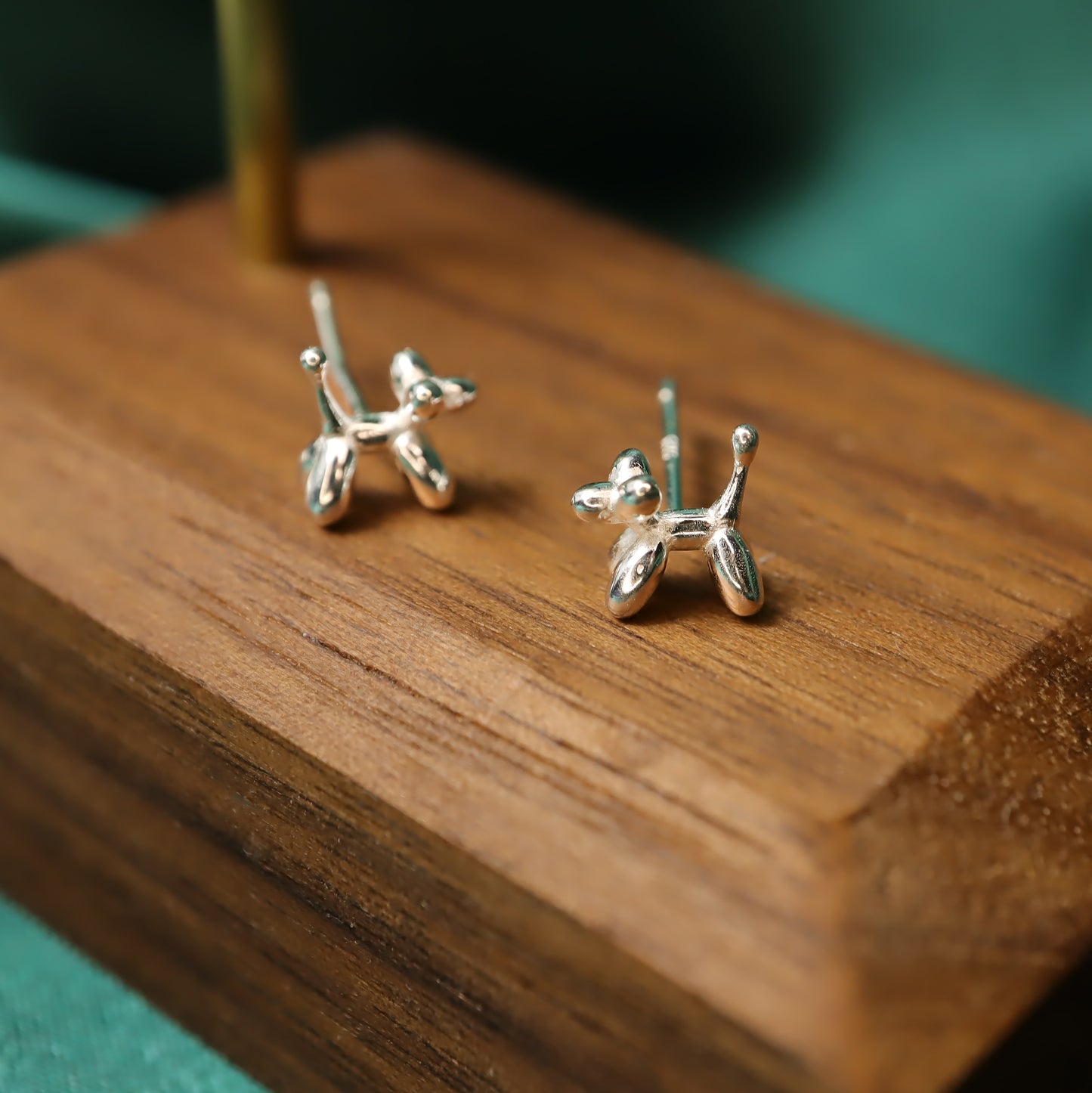 Caniche Poodle - S925 Sterling Silver Stud Earrings