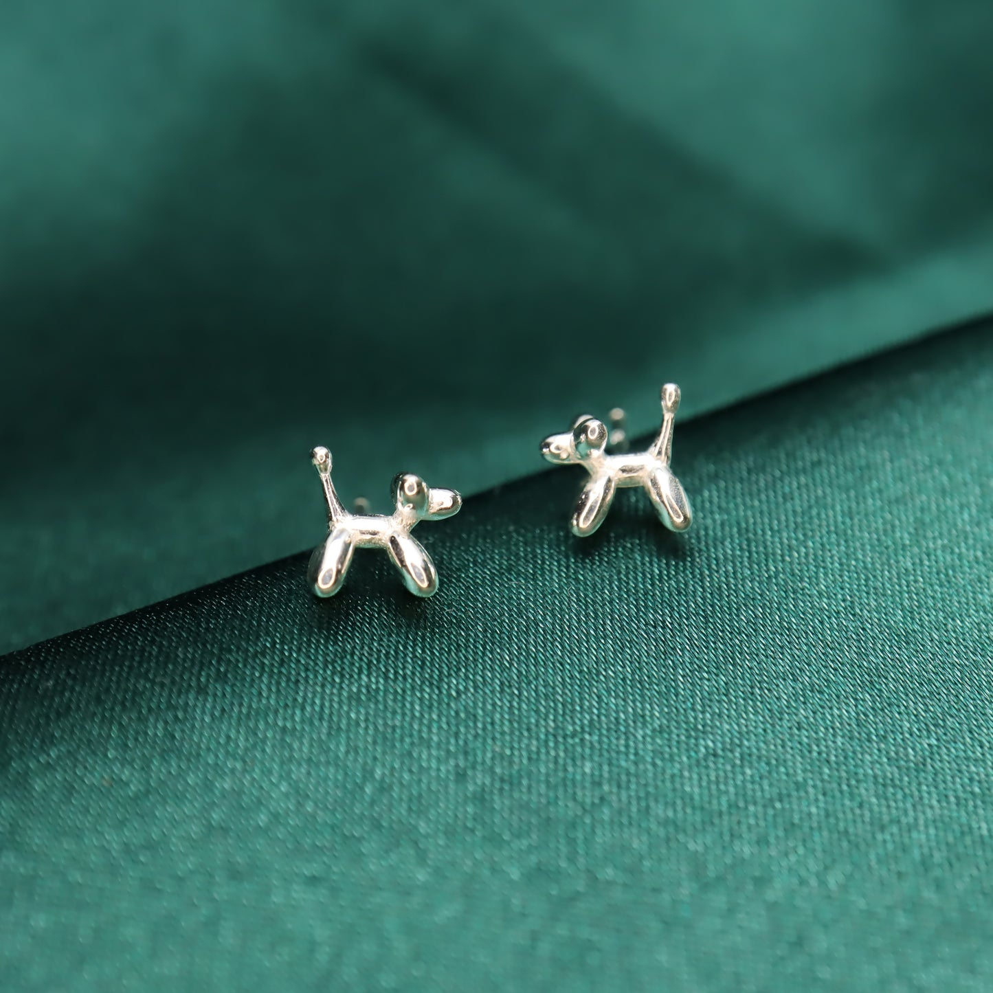 Caniche Poodle - S925 Sterling Silver Stud Earrings