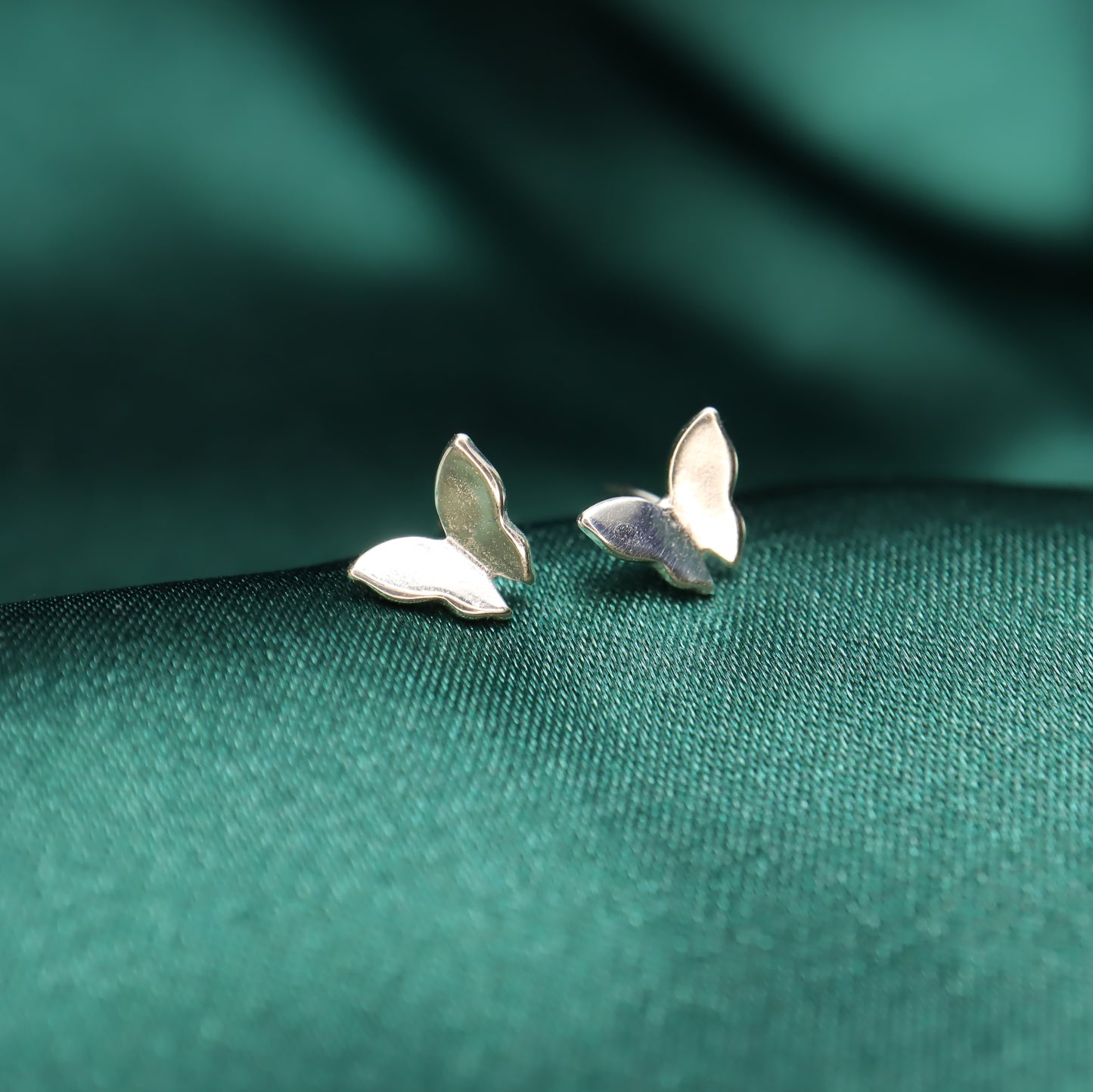 Elegant Butterfly - S925 Sterling Silver Hook Earrings (Color: Silver)