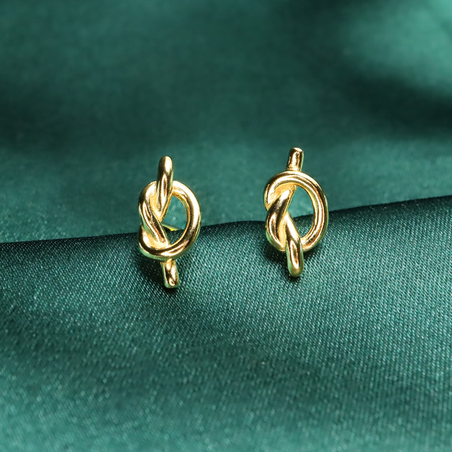 Knot of Fate - S925 Sterling Silver Stud Earrings