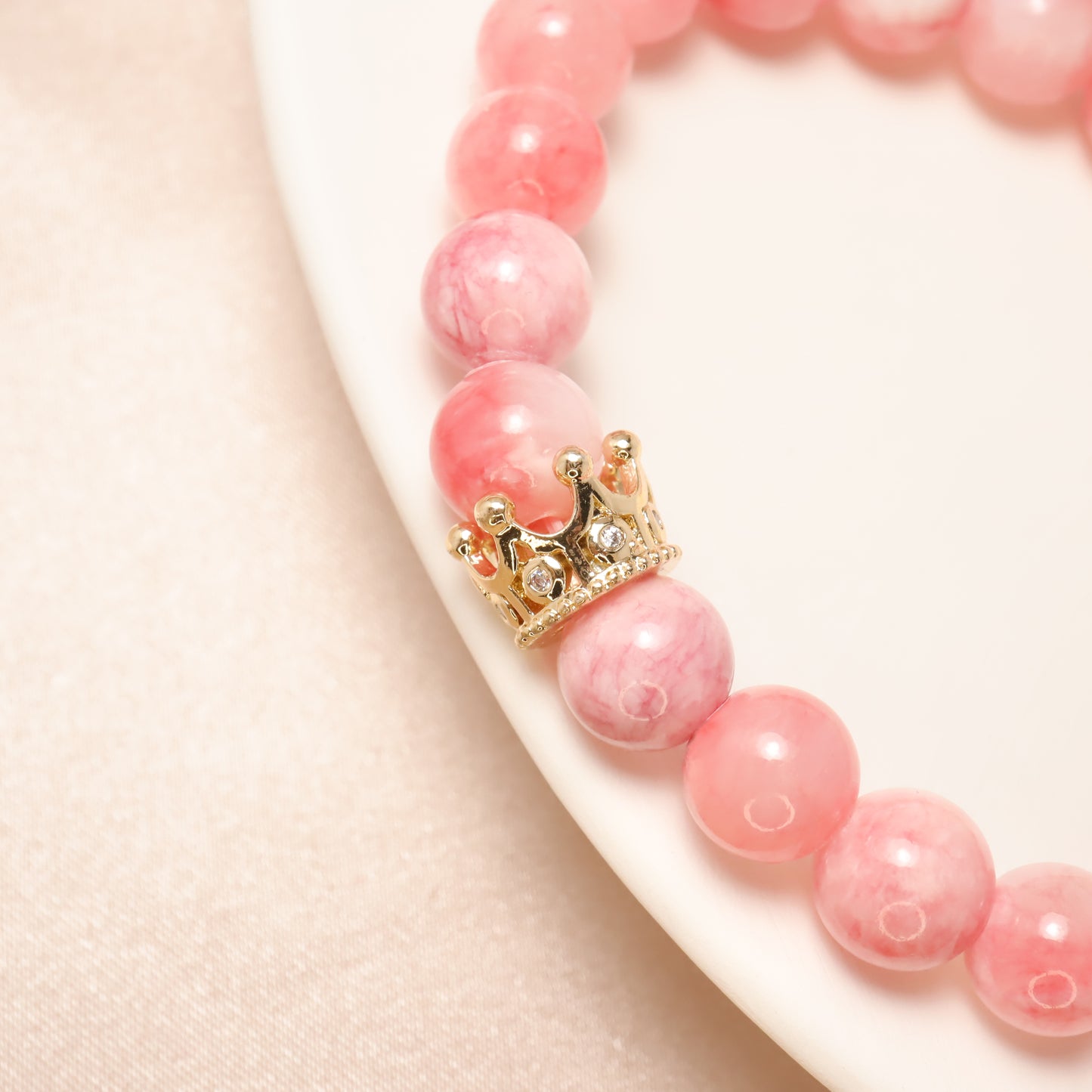 Princess Bunny - Ivory Nut & Semiprecious Stone Bracelet