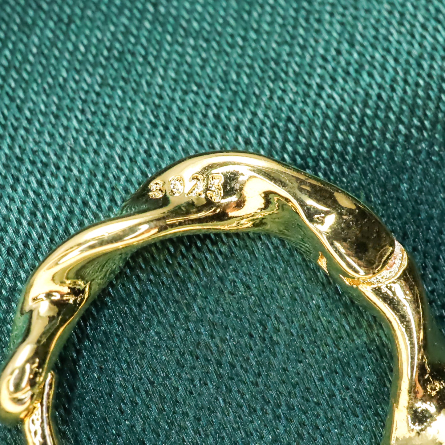 Gaea Circle - S925 Sterling Silver Hoop Earrings (Color: Gold)