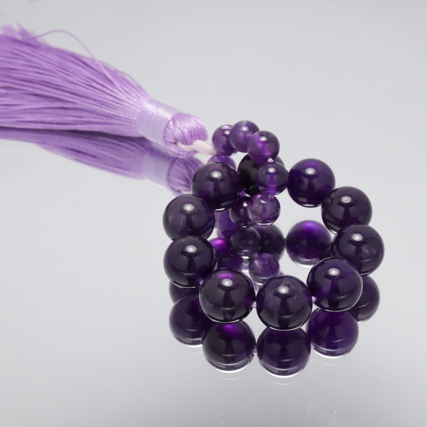 Purple Memory - Amethyst Mini Finger Bracelet