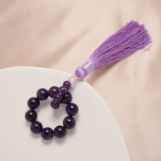 Purple Memory - Amethyst Mini Finger Bracelet