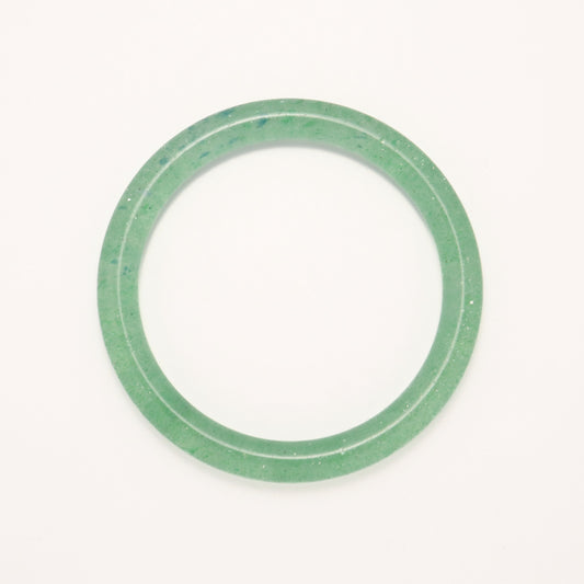 Sweet Youth - Green Strawberry Quartz Bangle Bracelet (Pre-Sale) (54 56 58 60 in Stock)