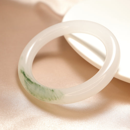 Tianshan Emerald Green - XinJiang Tianshan Quartzite Jade Bangle Bracelet (Pre-Sale) (Some in Stock)