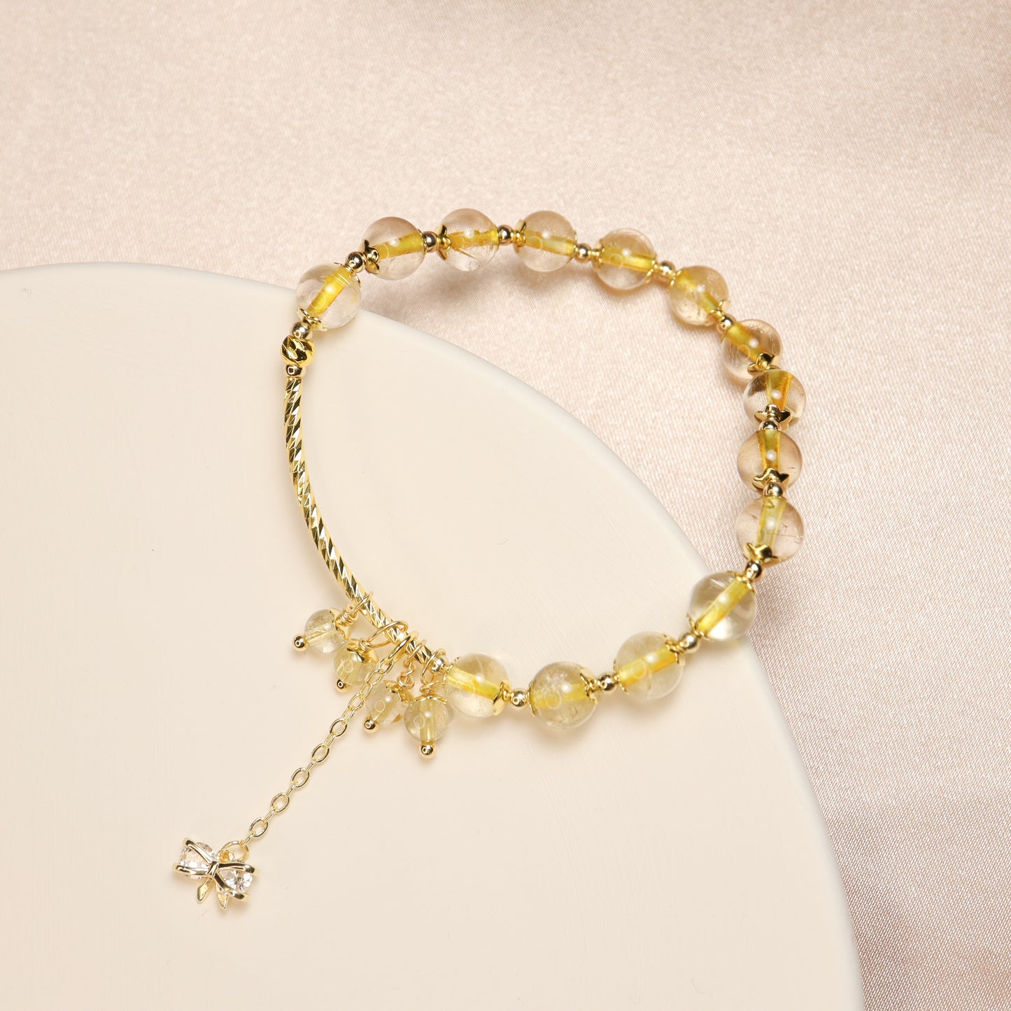 Golden Summer - Rutilated Quartz Crystal Bracelet