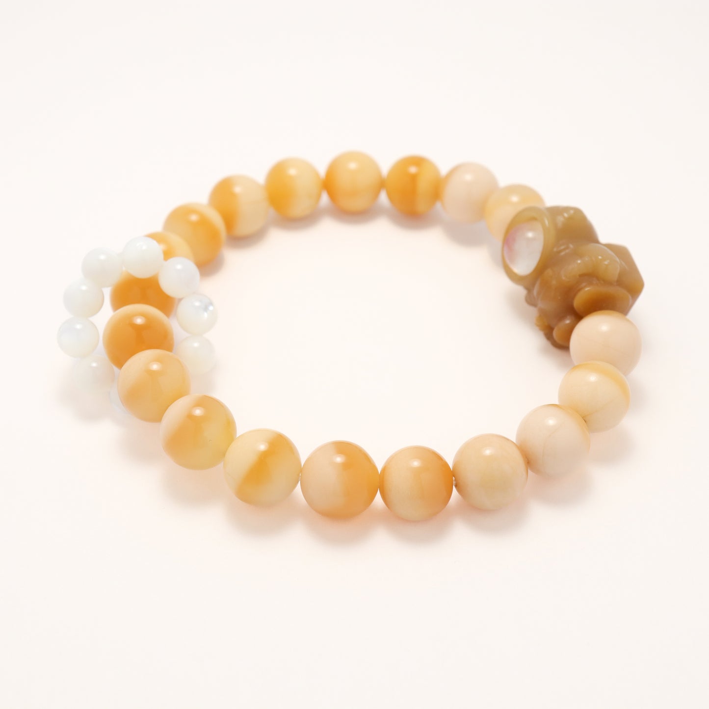 Look Up At The Stars - Premium Yuhua Transparent Alashan Agate Bracelet