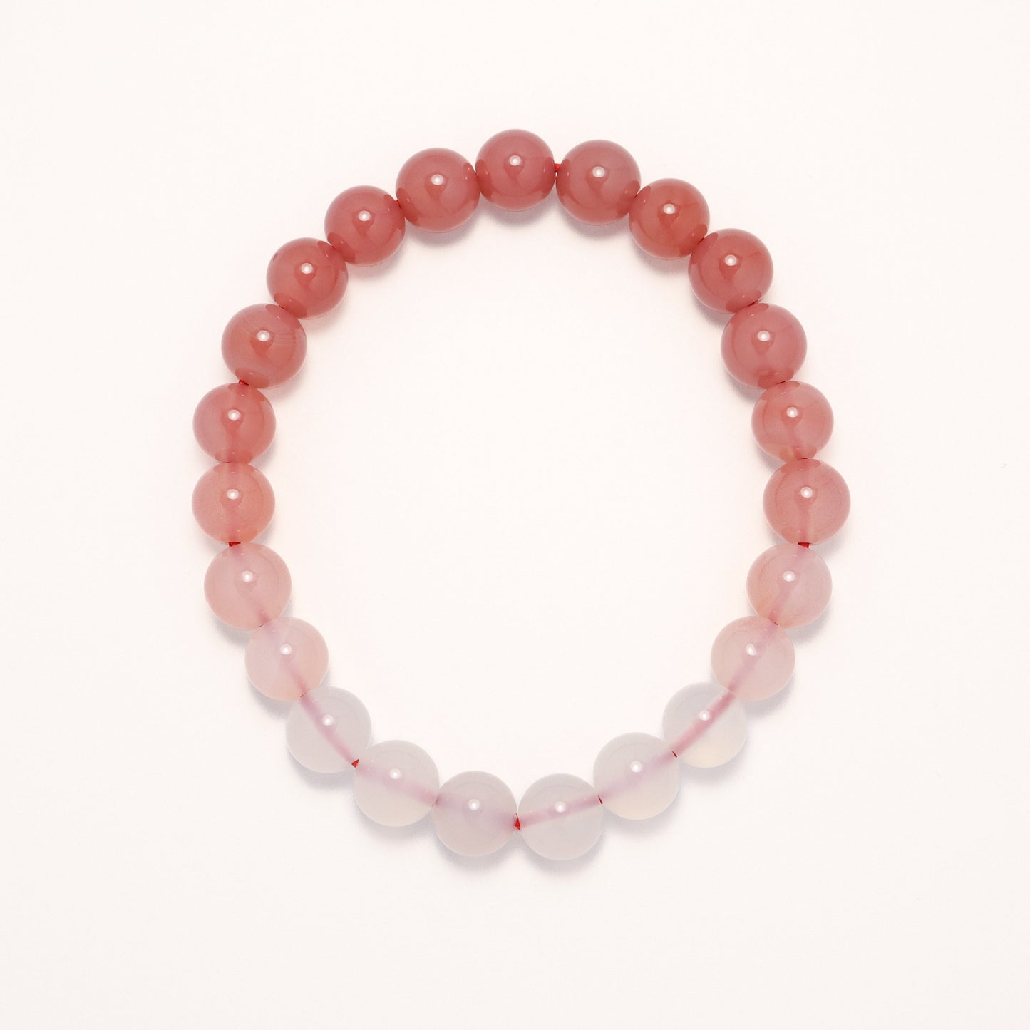 Enhance love - Gradient Crimson Agate Bracelet