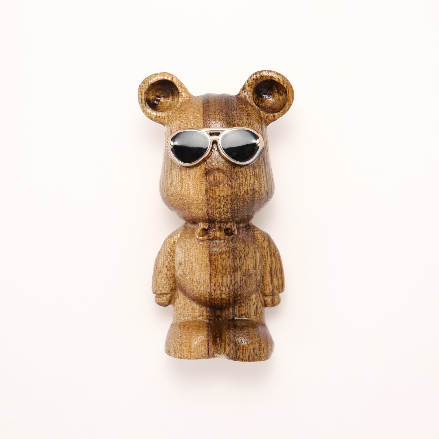 Gangster Bear - Sandalwood Sculpture Ornament