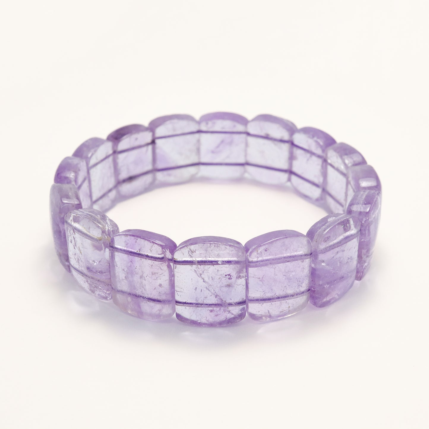Angle Blessing - Lavender Amethyst Cube Bracelet