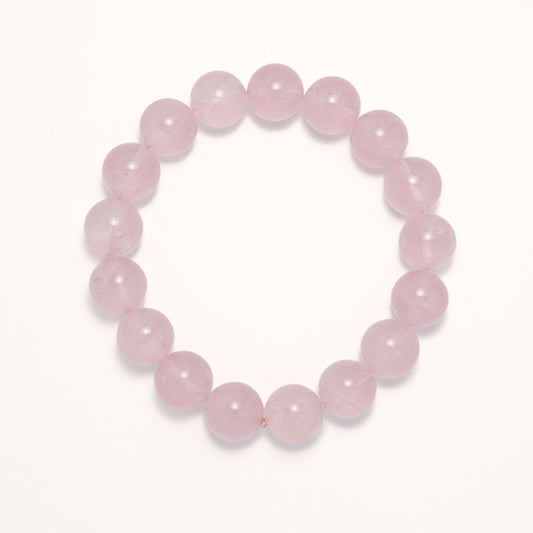 Aphrodite Love I - Grapefruit Rose Quartz Bracelet