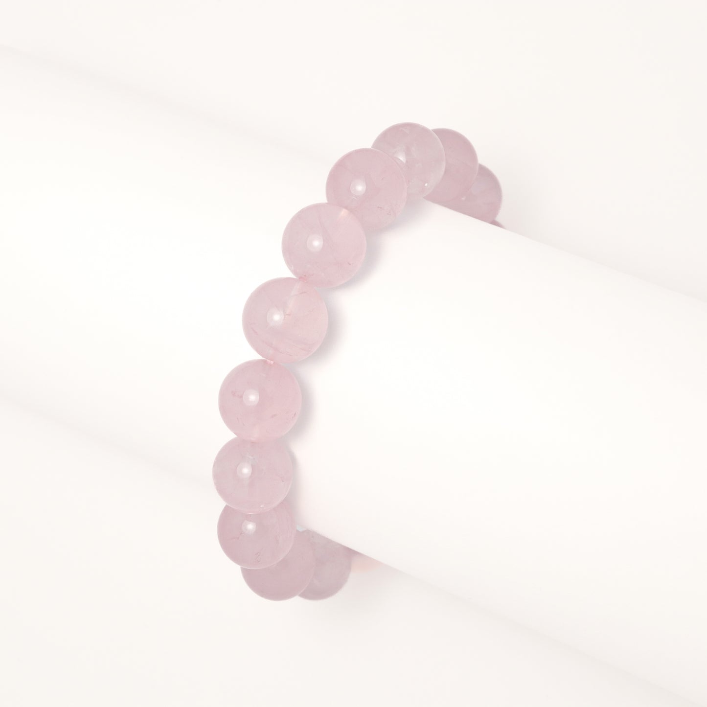 Aphrodite Love I - Grapefruit Rose Quartz Bracelet