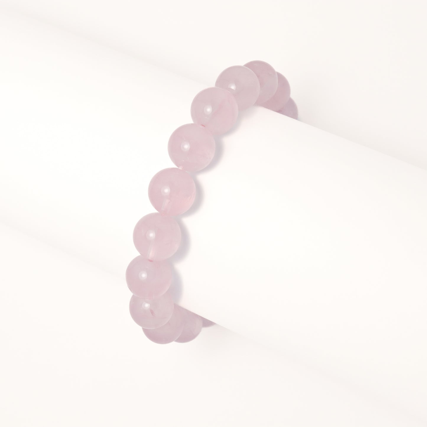 Aphrodite Love II - Grapefruit Rose Quartz Bracelet