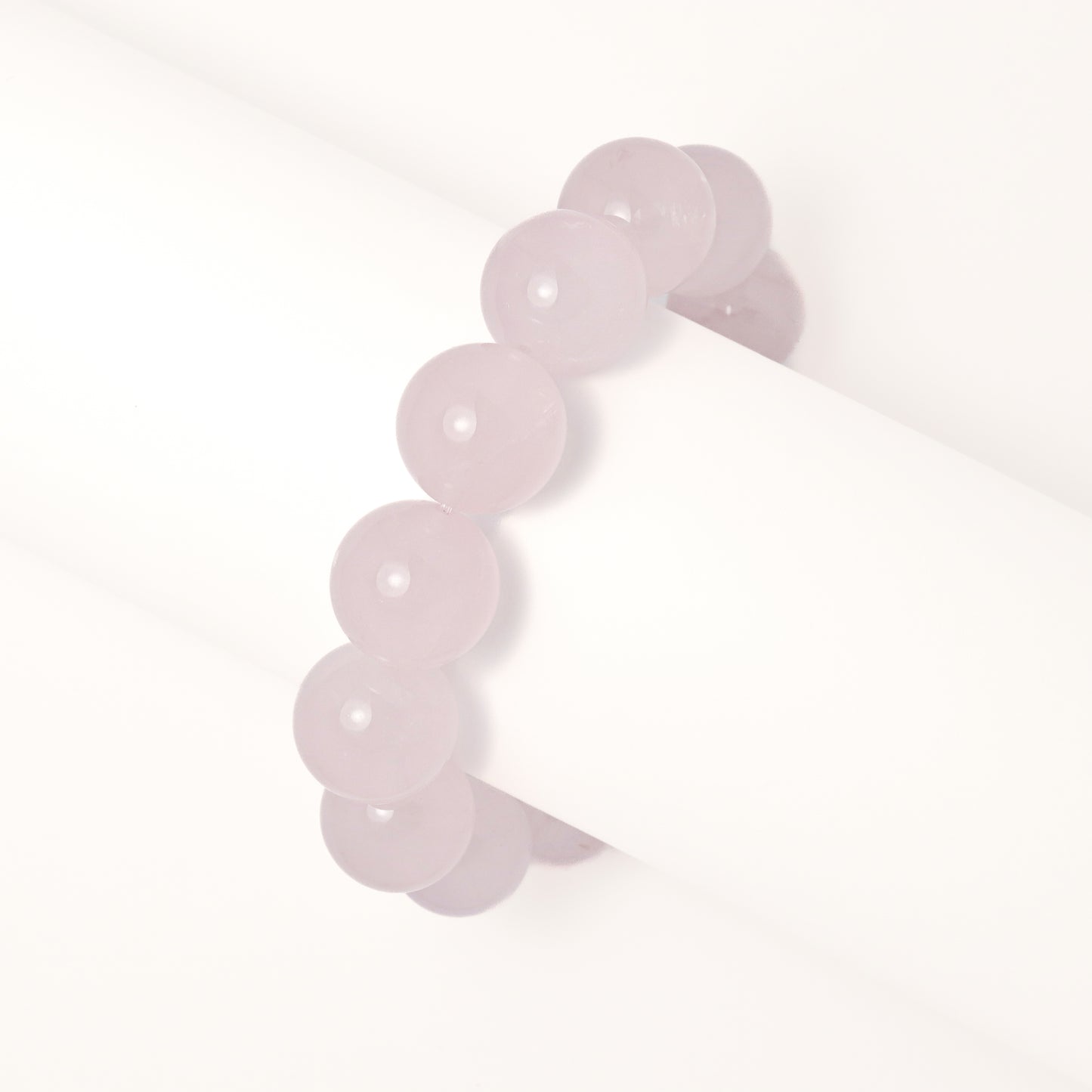 Infinite Love I - High Grade 18mm Rose Quartz Bracelet