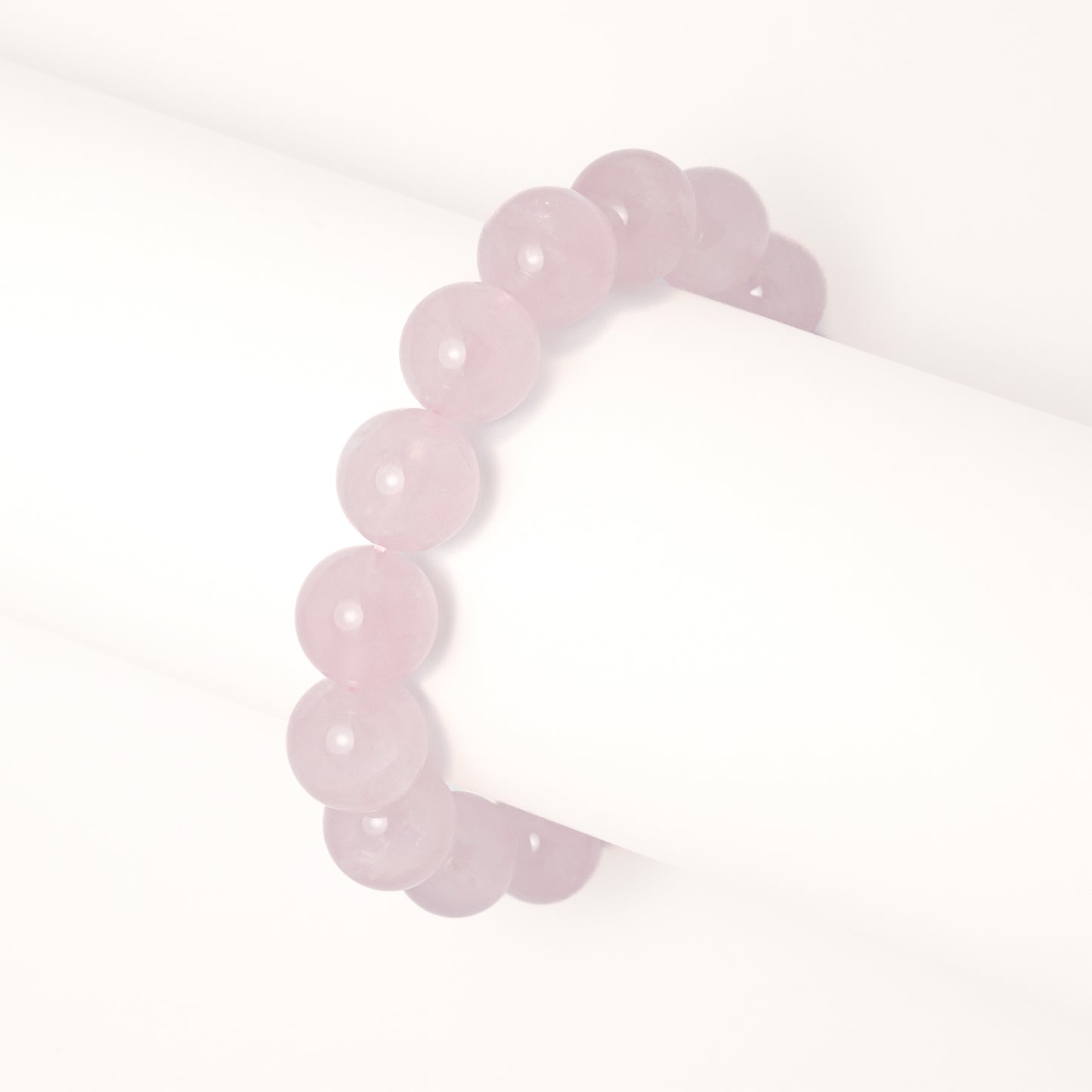 Aphrodite Love III - Grapefruit Rose Quartz Bracelet