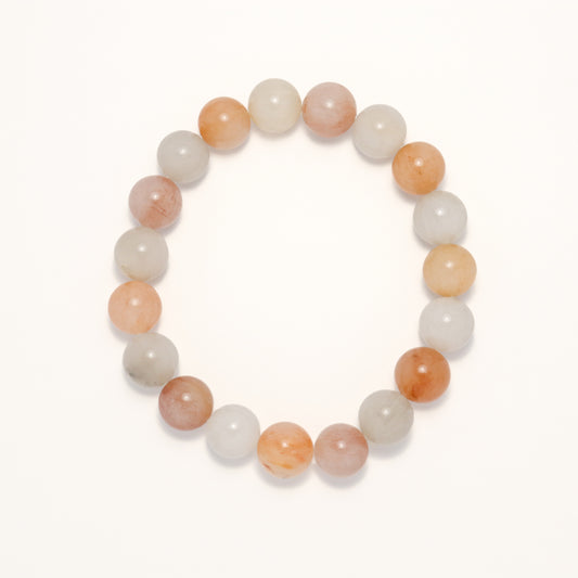 Nature Rainbow Rabbit Hair Rutilated Quartz Bracelet