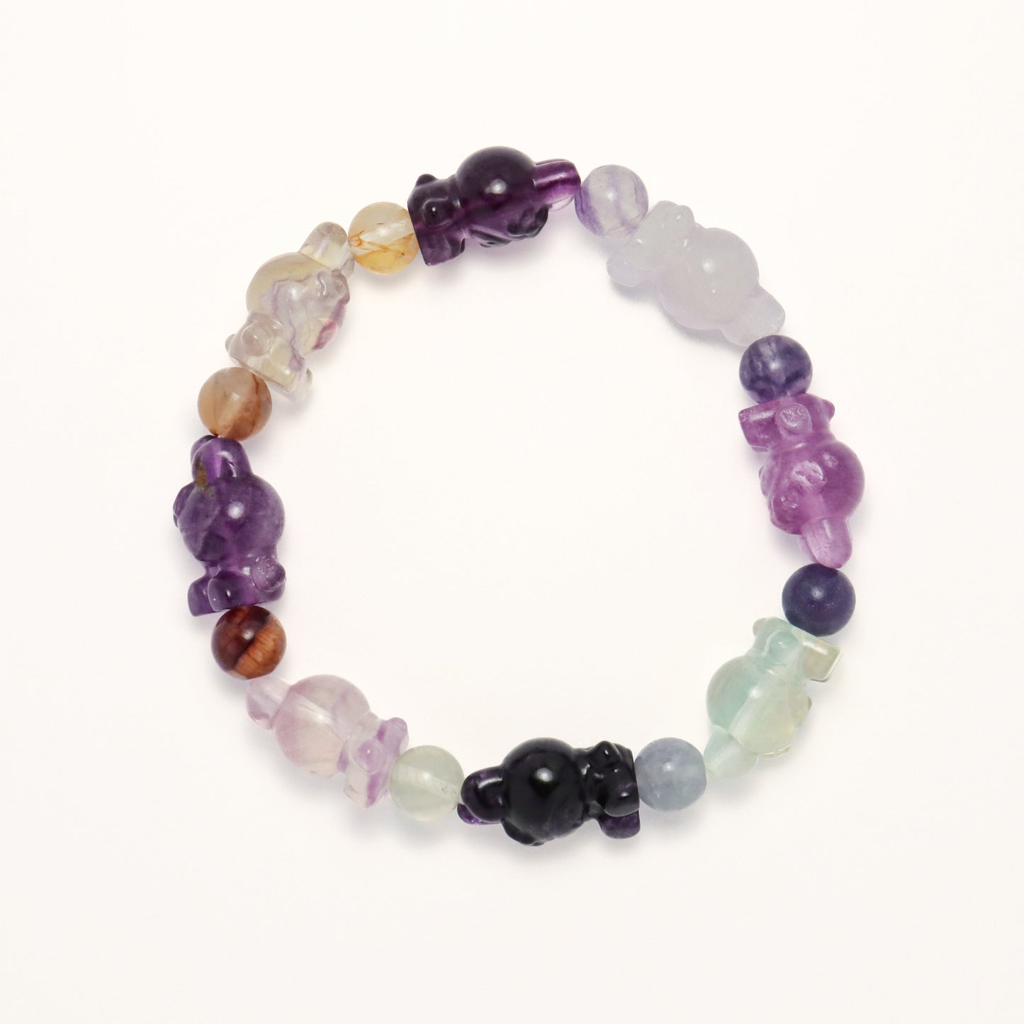 Bunny Kingdom - Rainbow Fluorite Bracelet