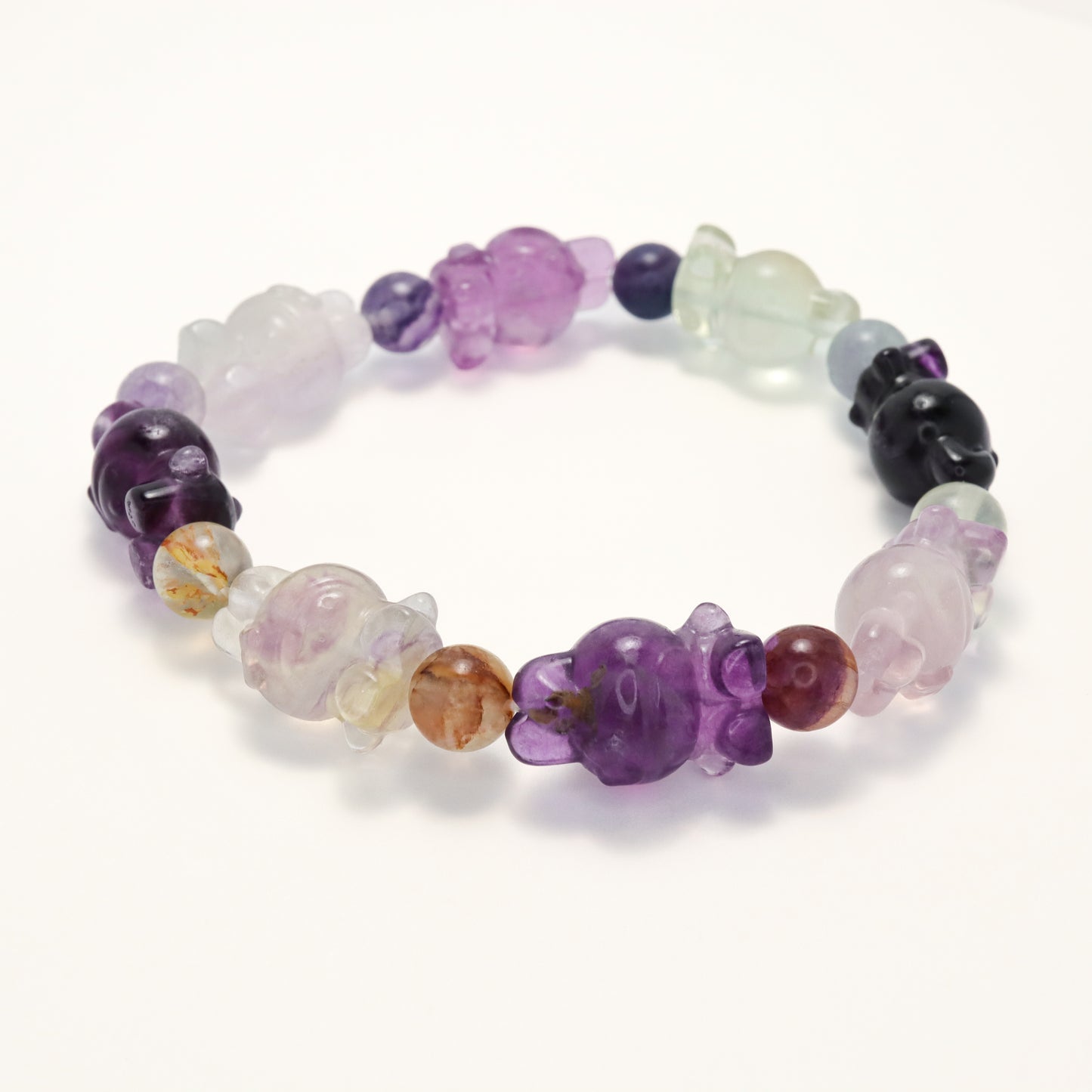 Bunny Kingdom - Rainbow Fluorite Bracelet