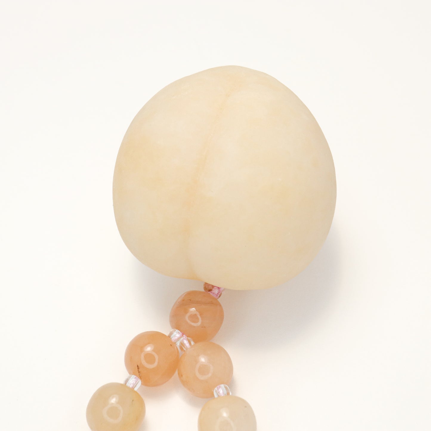 Pinky Peach - She Tai Cui Jade Raw Stone Hand Pieces / Sculpture Ornament