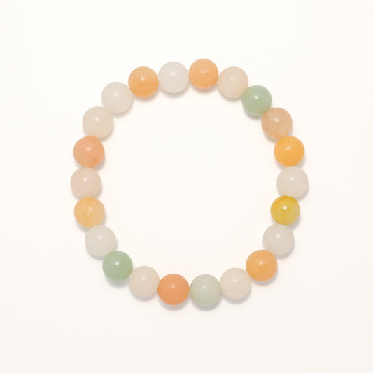 Jelly Beans -  Colorful She Tai Cui Jade Bracelet