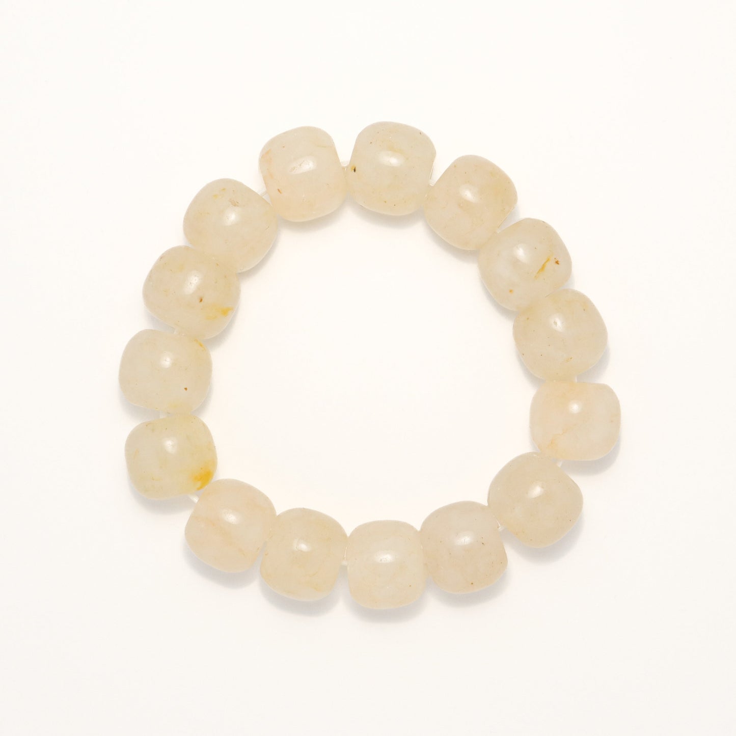 Yellow Strawberry Jam - She Tai Cui Jade Bracelet