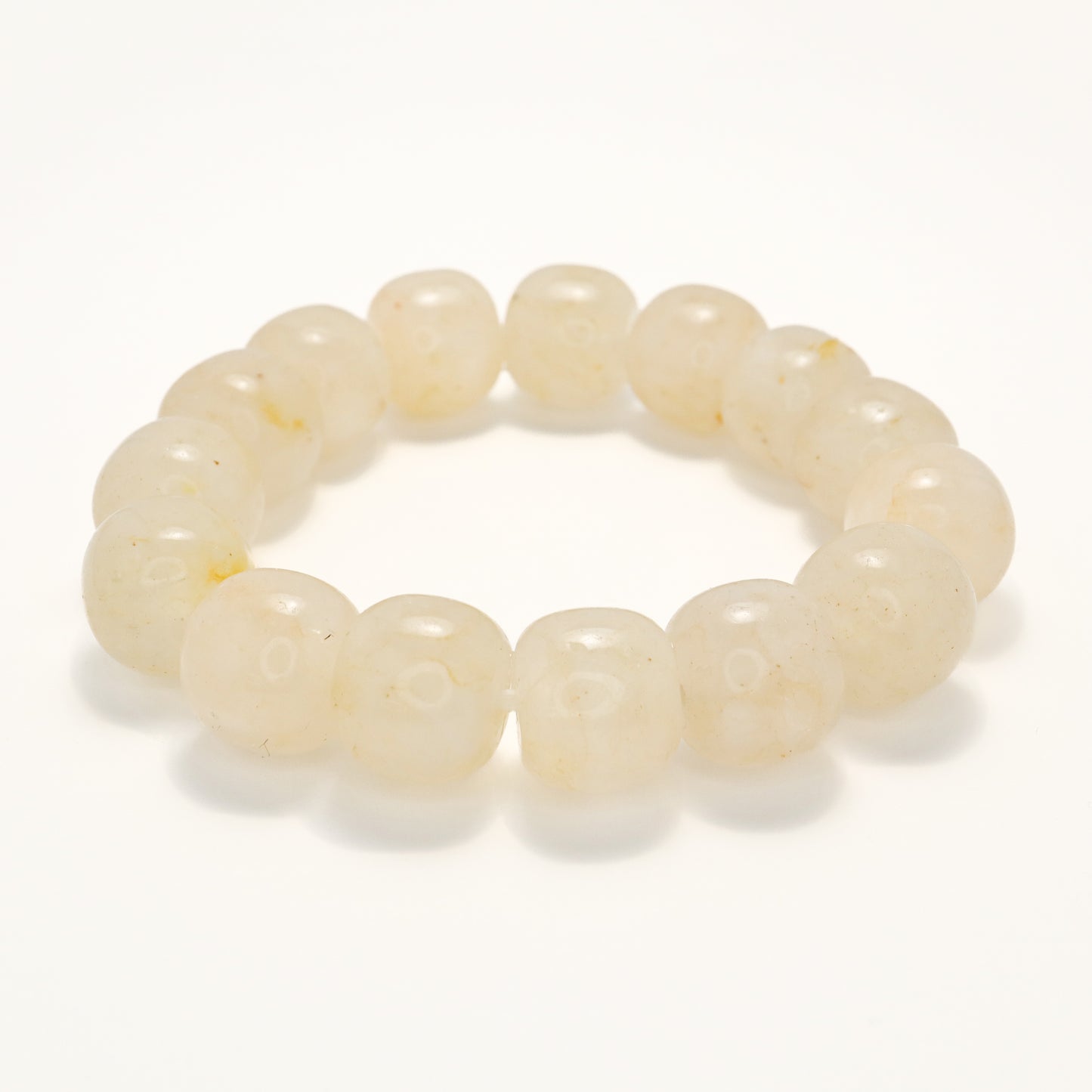 Yellow Strawberry Jam - She Tai Cui Jade Bracelet