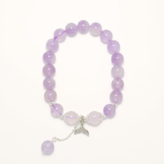 Mermaid Dream - Lavender Amethyst & Rose Quartz Bracelet