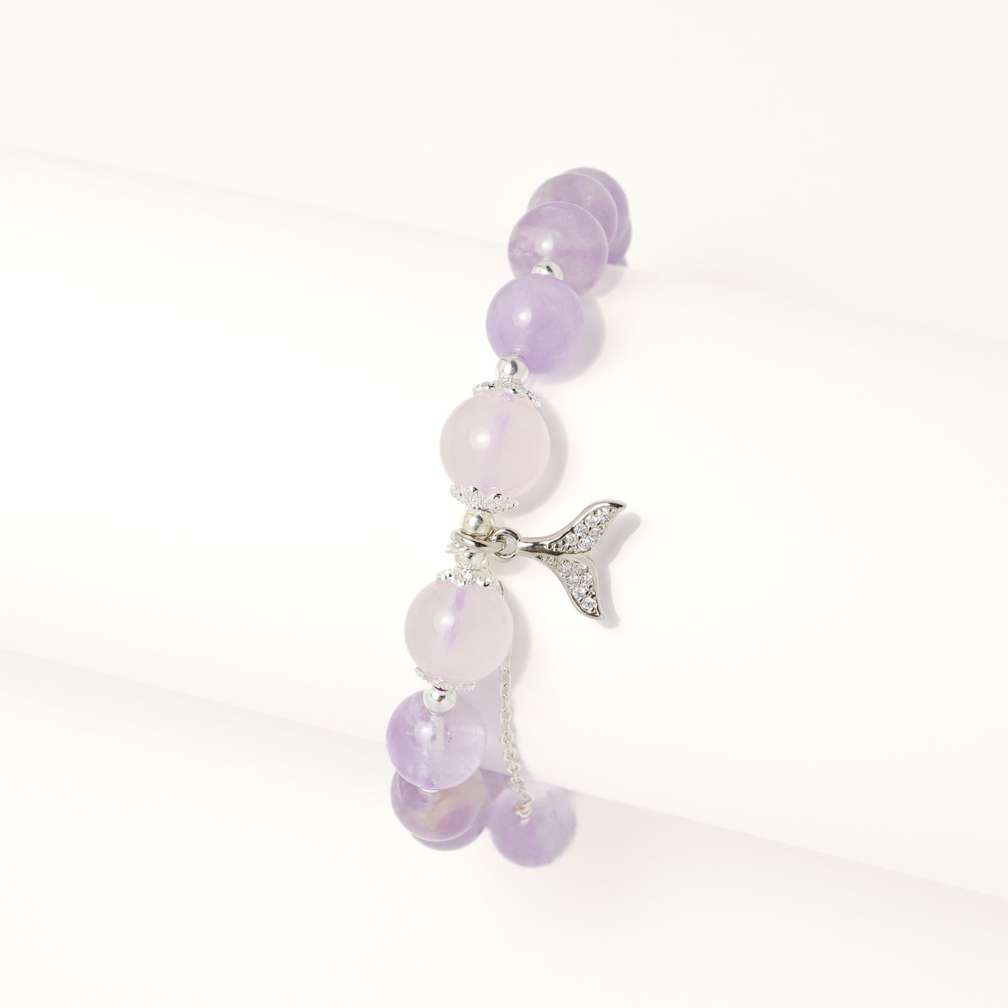 Mermaid Dream - Lavender Amethyst & Rose Quartz Bracelet