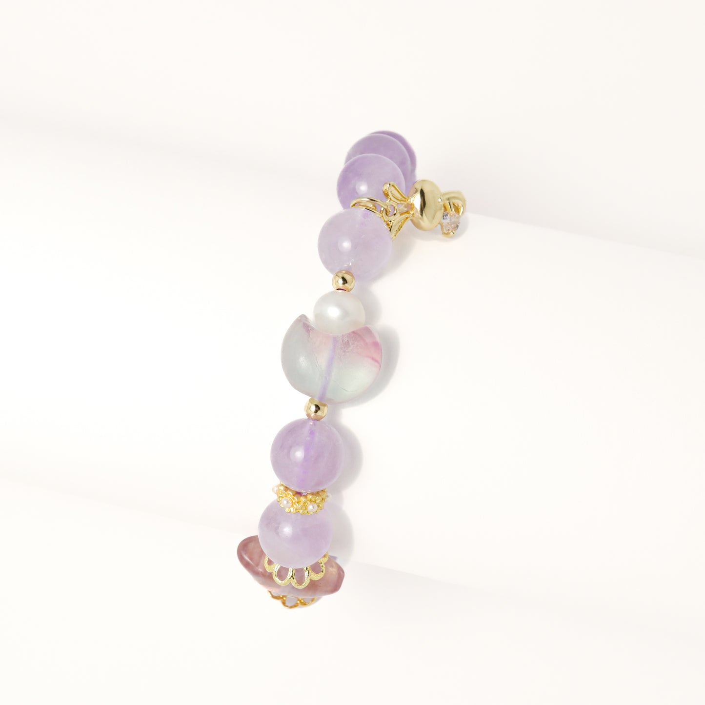 Fairy Tales - Lavender Amethyst & Fluorite Bracelet