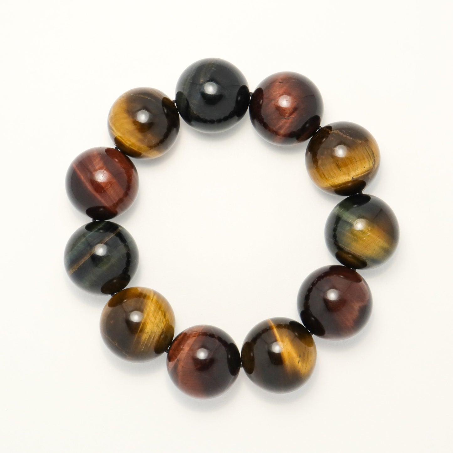 Empire Romance - Rainbow Tiger Eye Stone Bracelet (20mm)