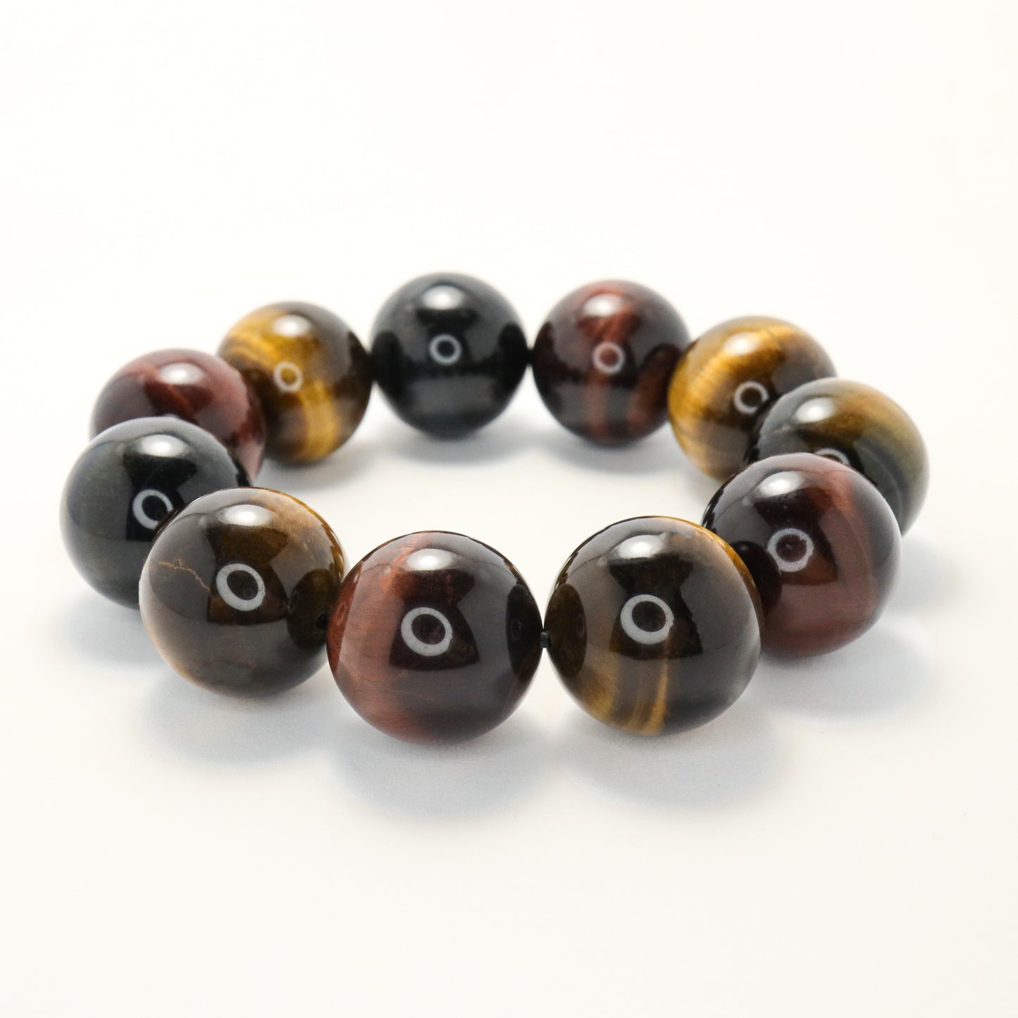 Empire Romance - Rainbow Tiger Eye Stone Bracelet (20mm)