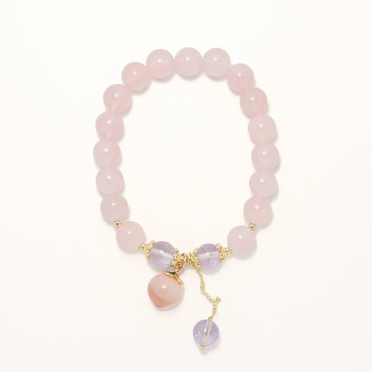 You R My Fate - Rose Quartz & Lavender Amethyst Bracelet